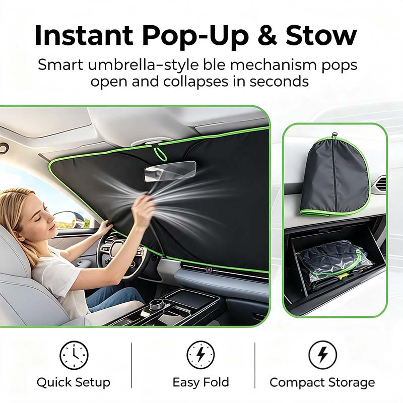 2026 New Portable Heat-Insulating Vehicle Sunshade